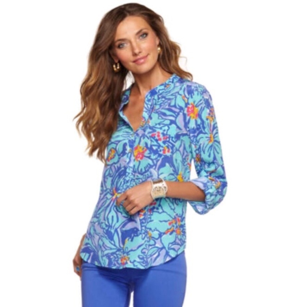 Lilly Pulitzer Delray tunic - mai tai size small